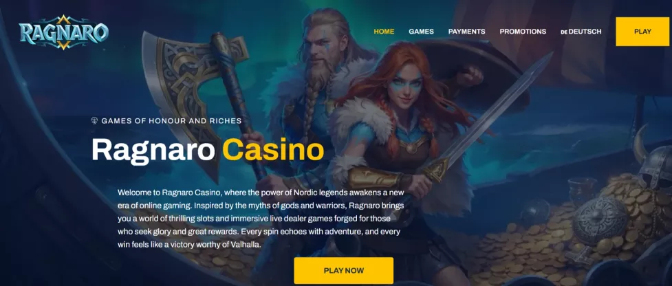 Ragnaro Casino Willkommensbonus und Freispiele